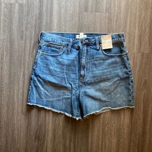 Madewell Mom Jean Shorts TAGS STILL ON!